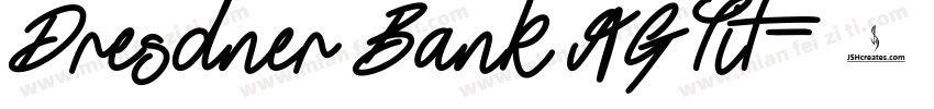 Dresdner Bank AG Tit字体转换
